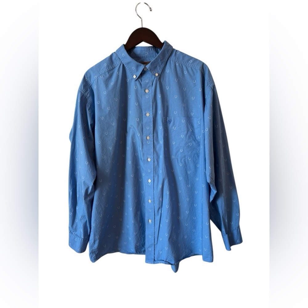 Ariat Mens Horseshoe Button Down Shirt XXL